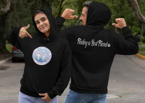 Finding A Best Friend Rescue Unisex Fleece Pullover Hoodie (Available in Several Colors)