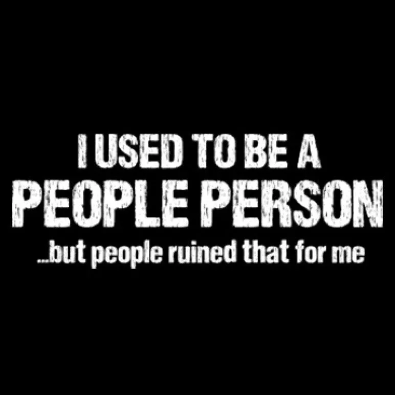 People Person Light Weight Hoodie