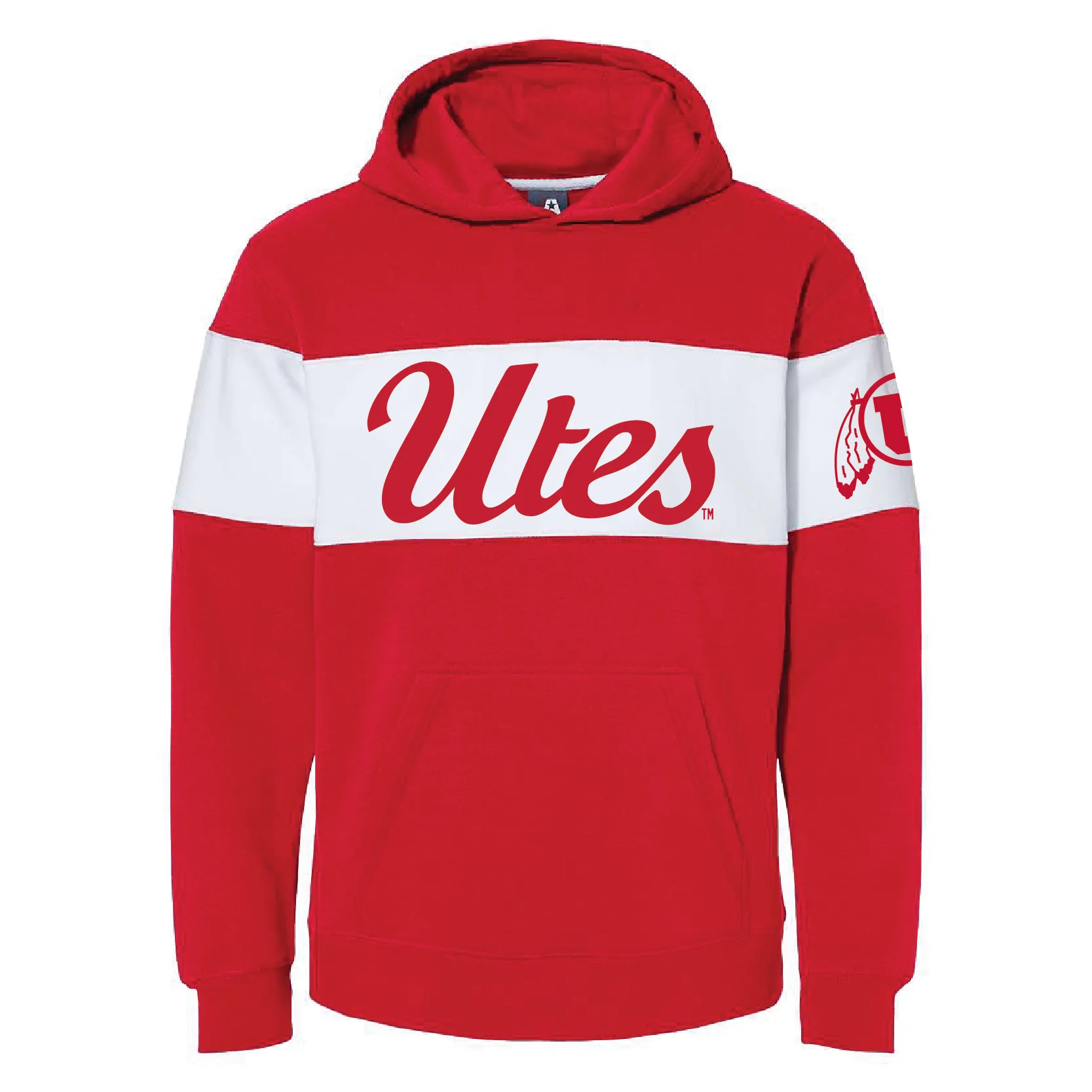 Red Striped Men's Hoodie