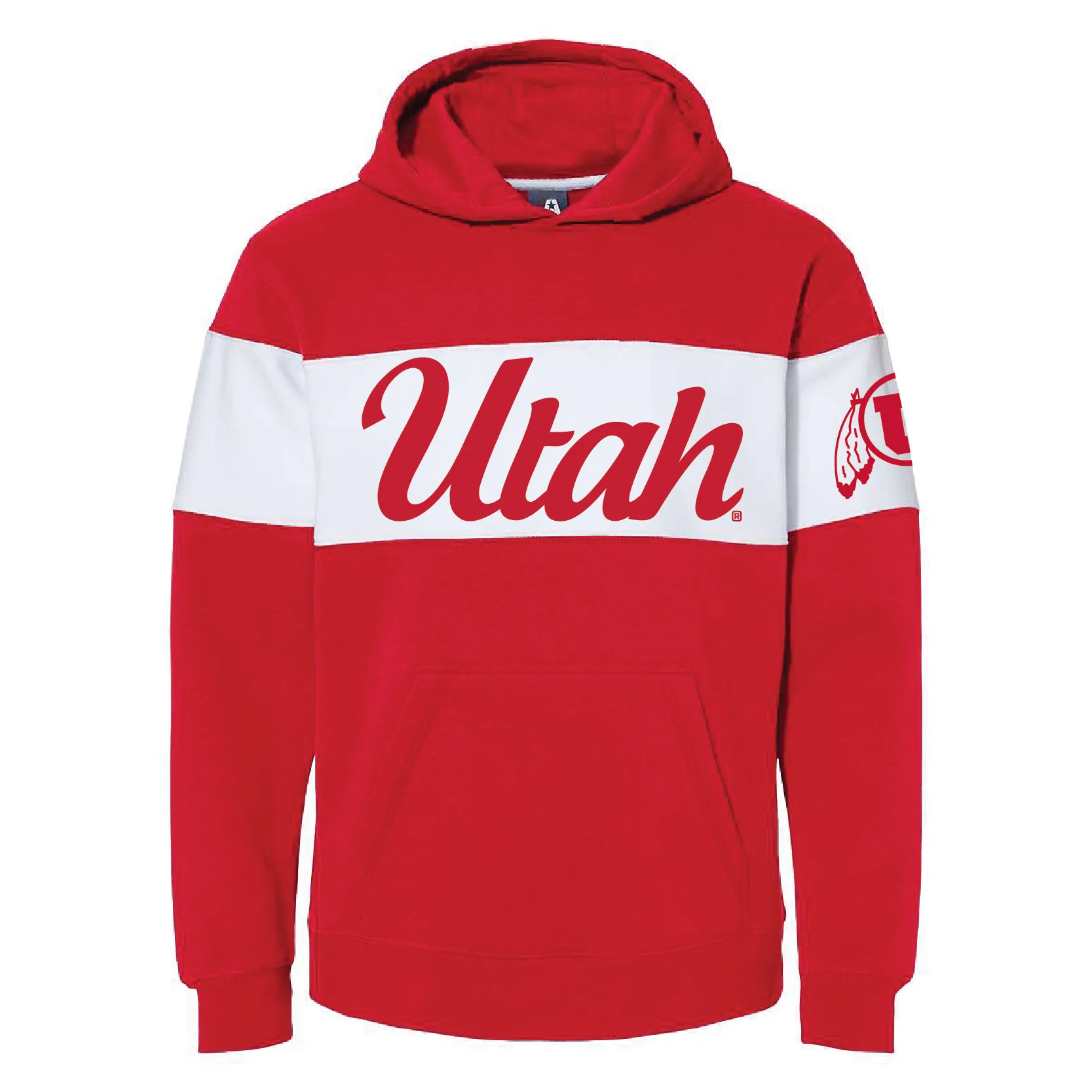 Red Striped Men's Hoodie