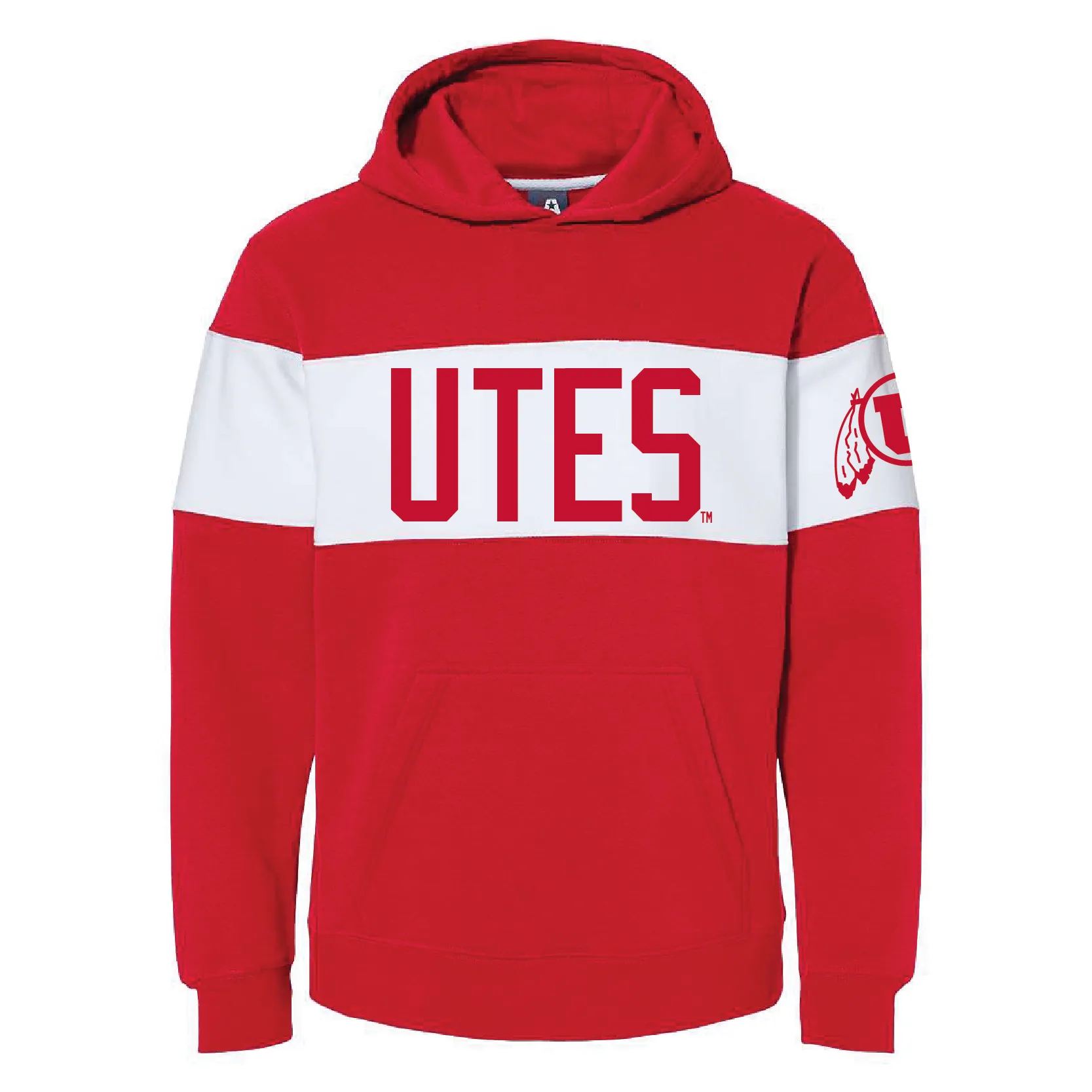 Red Striped Men's Hoodie