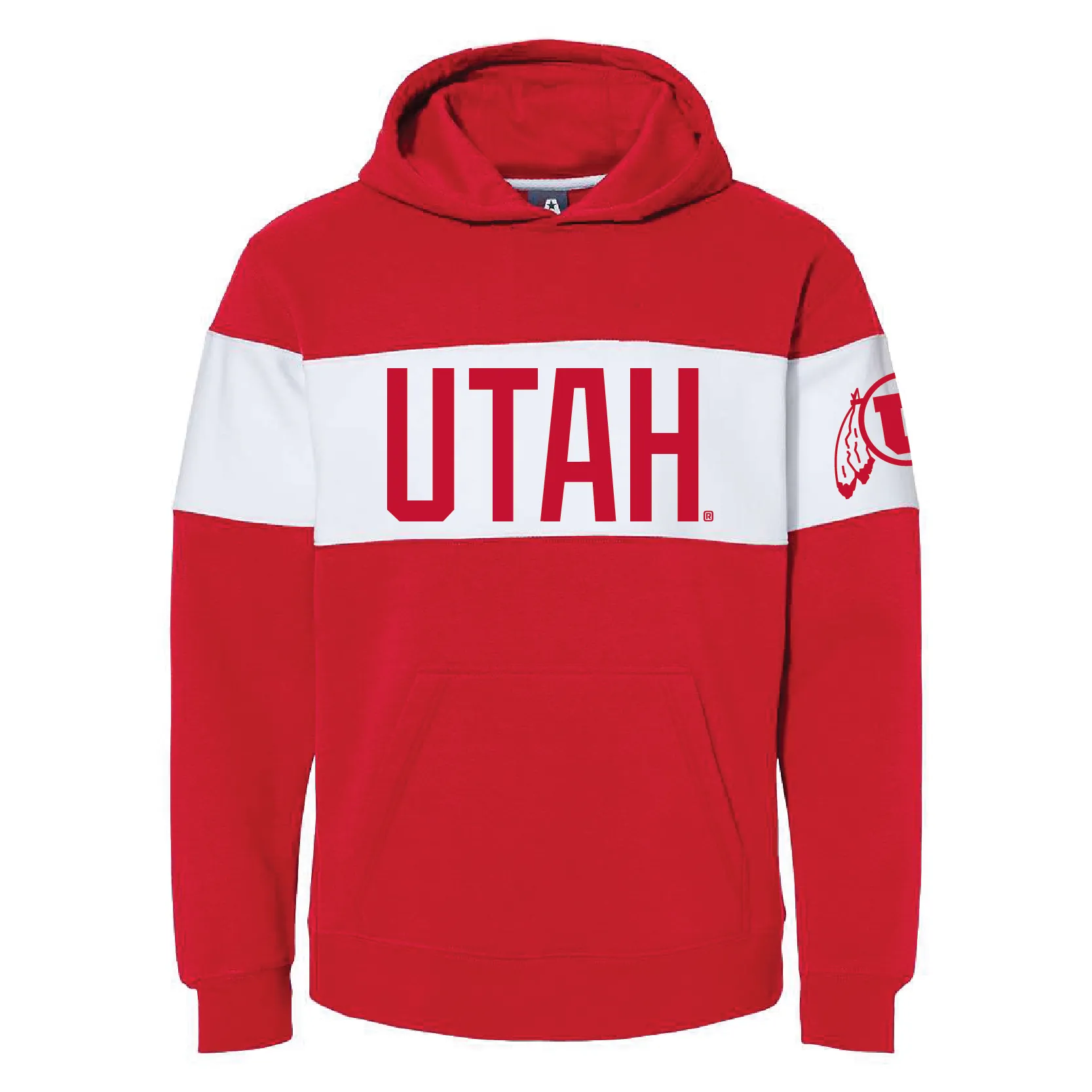Red Striped Men's Hoodie