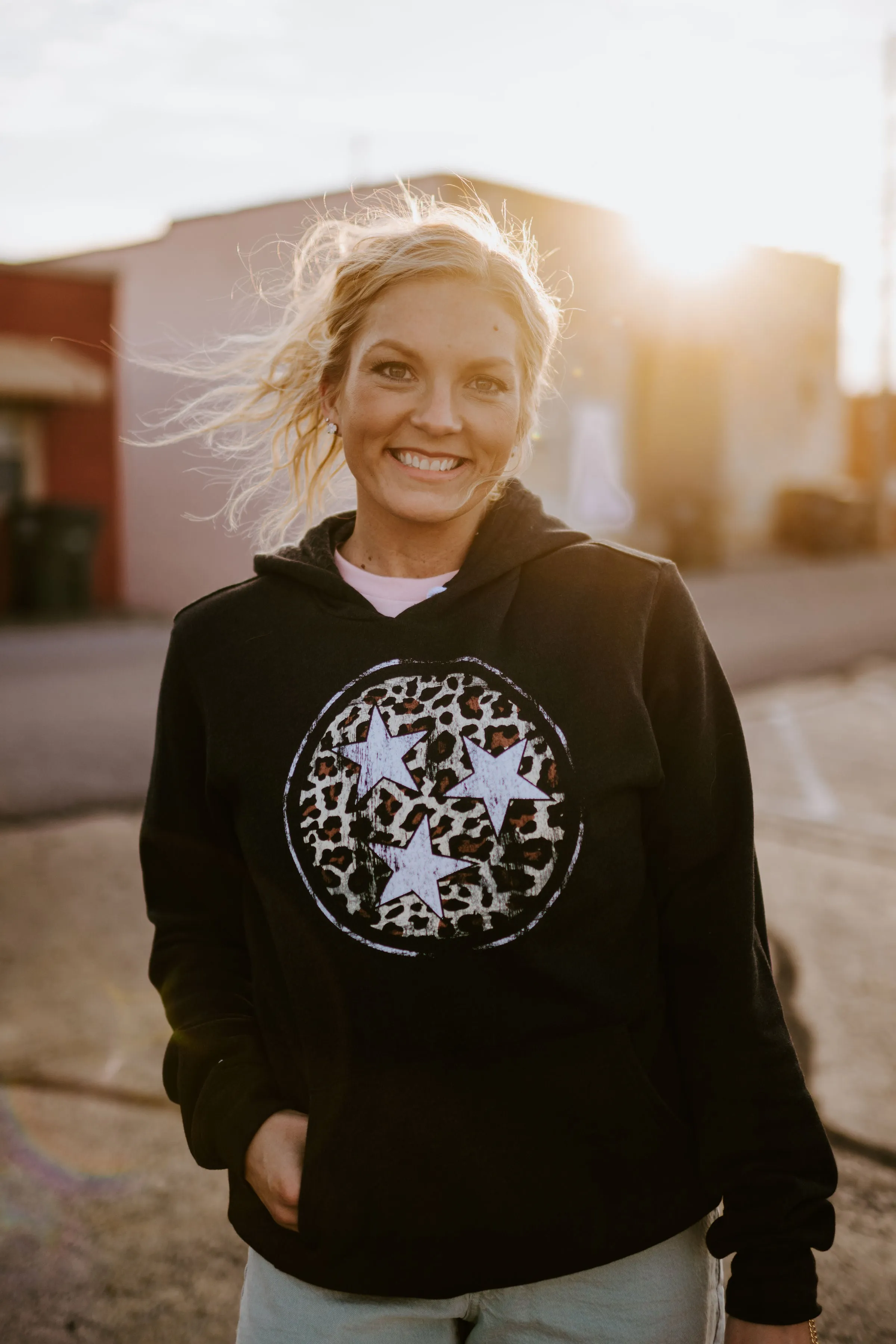 Tristar Cheetah Hoodie {fleece}