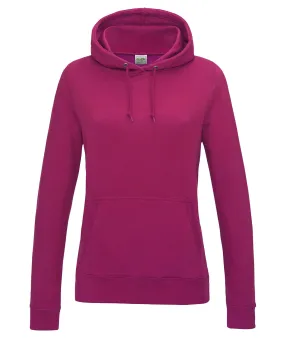 Womens College Hoodie | Hot Pink